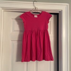 Hanna Anderson Girls Sz 8 Pink Short Sleeve Dress  BarbieCore